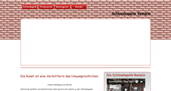 Desktop Screenshot of kunst-kapelle.de