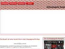 Tablet Screenshot of kunst-kapelle.de